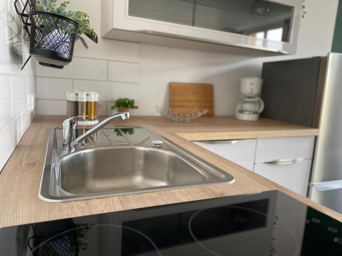 Stilvolles Loft Mit Kostenlosem Fahrrad Magdeburg Kültér fotó