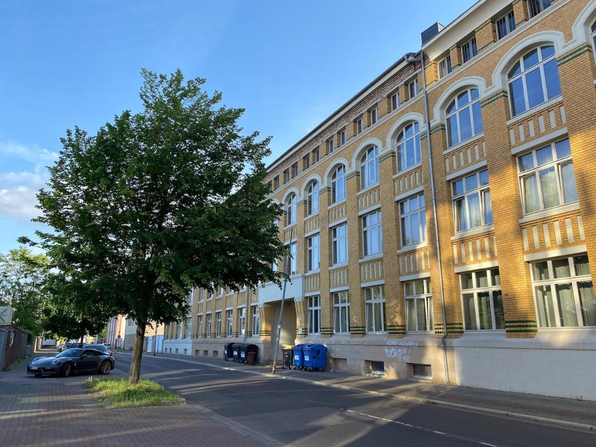 Stilvolles Loft Mit Kostenlosem Fahrrad Magdeburg Kültér fotó